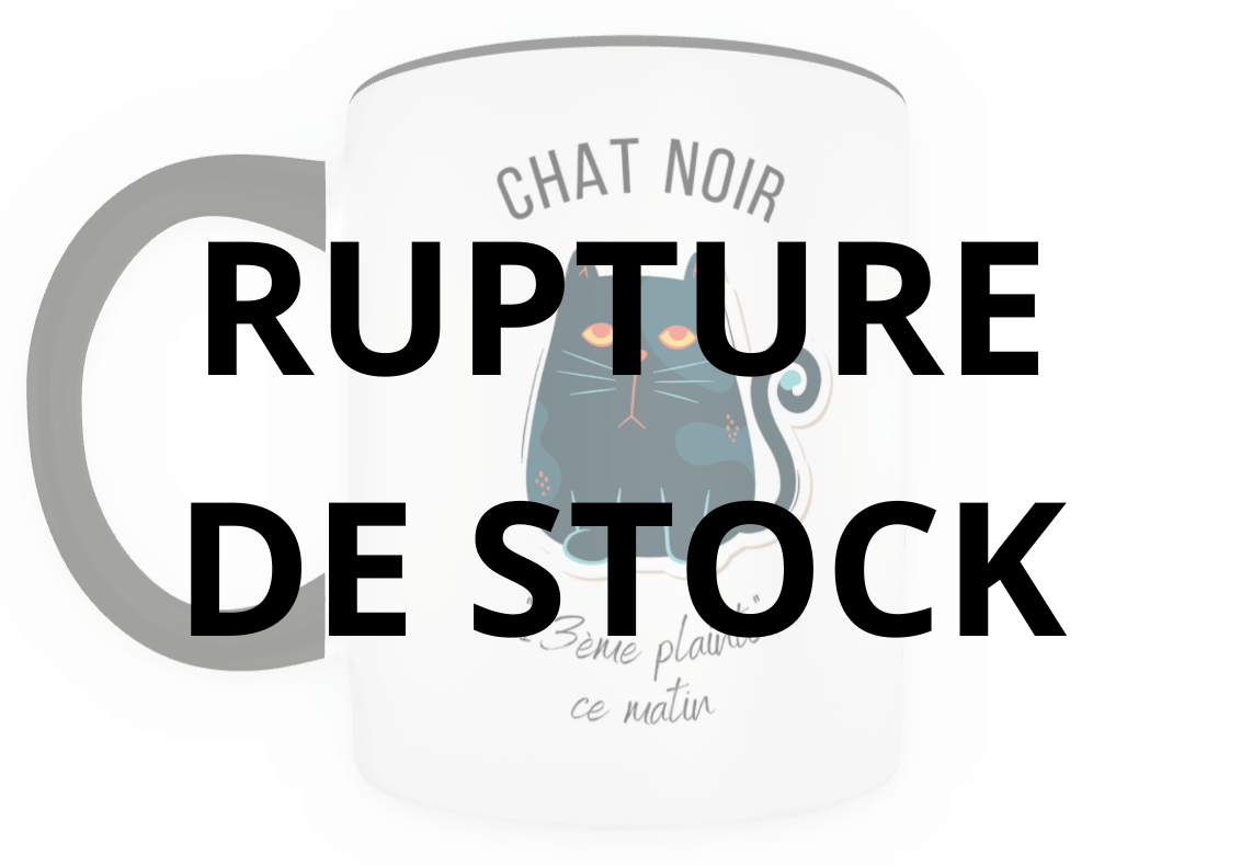 Mug chat noir – Un mug plein d’humour pour les gendarmes malchanceux