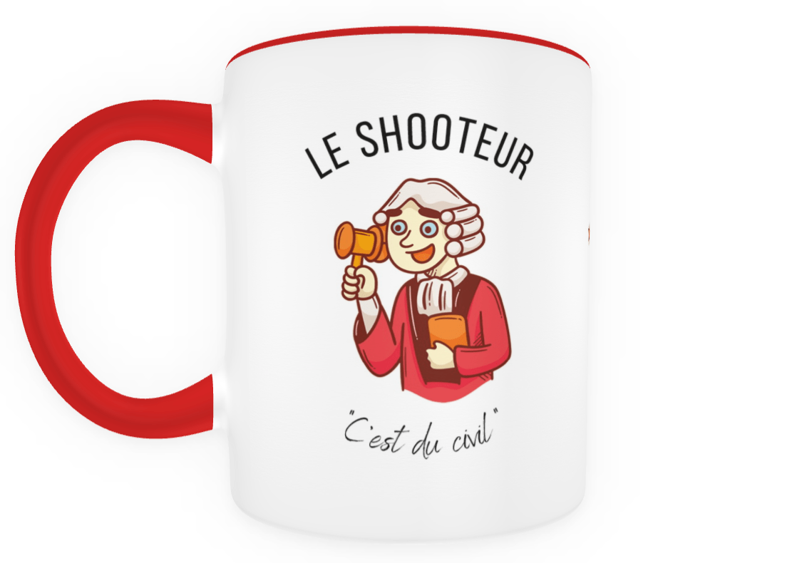 Mug Le shooteur – L’échappatoire pleine d’humour