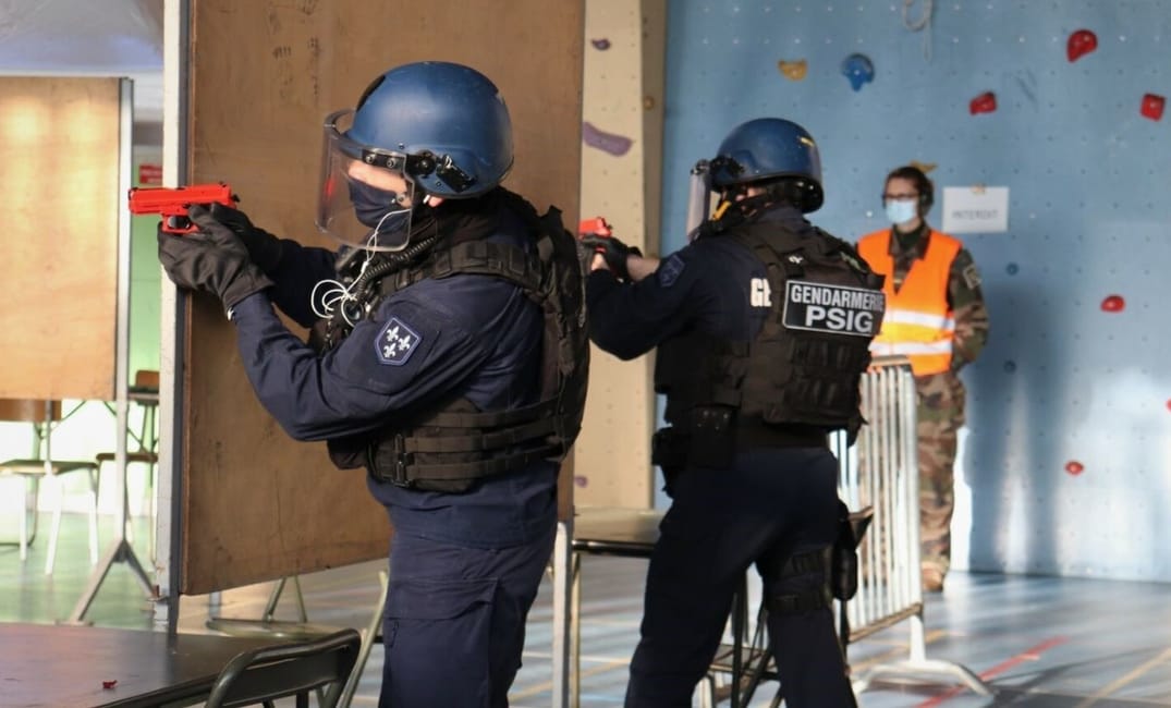 Gendarmes du peloton de surveillance et d'intervention de la gendarmerie