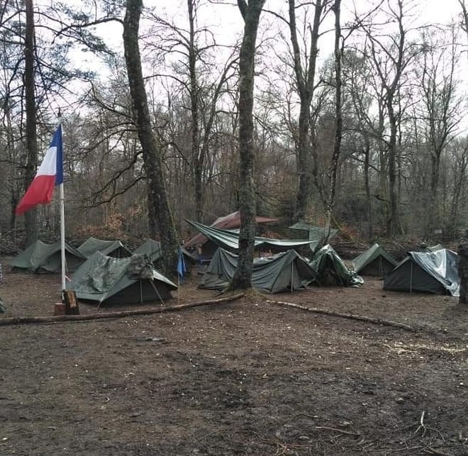 Image de : Le bivouac en école gendarmerie