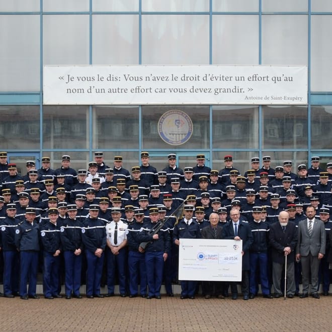 Image de : Plus de 10 000 euros récoltés par la 523ème promotion de l’école de gendarmerie de Chaumont