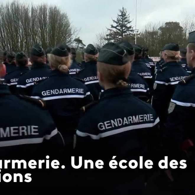 Image de : Reportage sur l'école de gendarmerie de Chateaulin