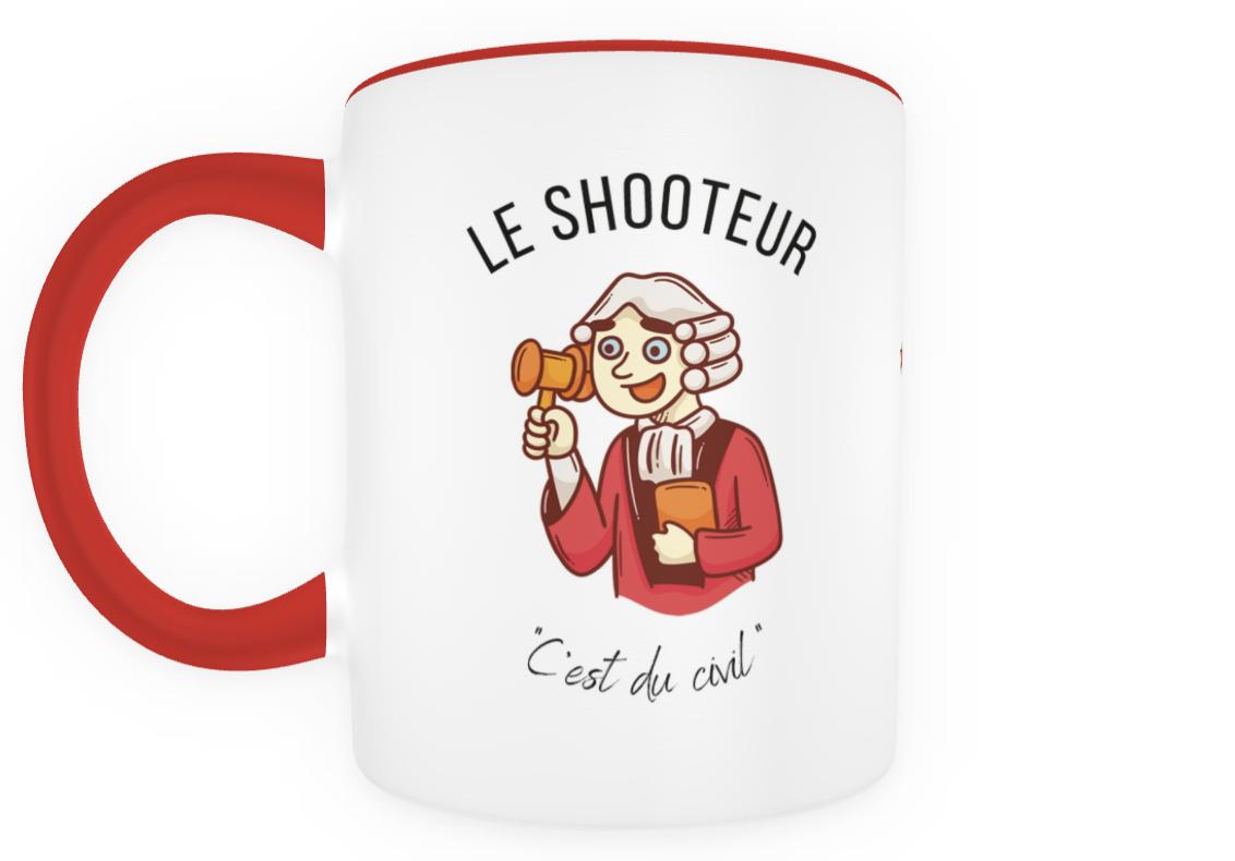 Mug Le shooteur - L'échappatoire pleine d'humour - G comme Gendarme